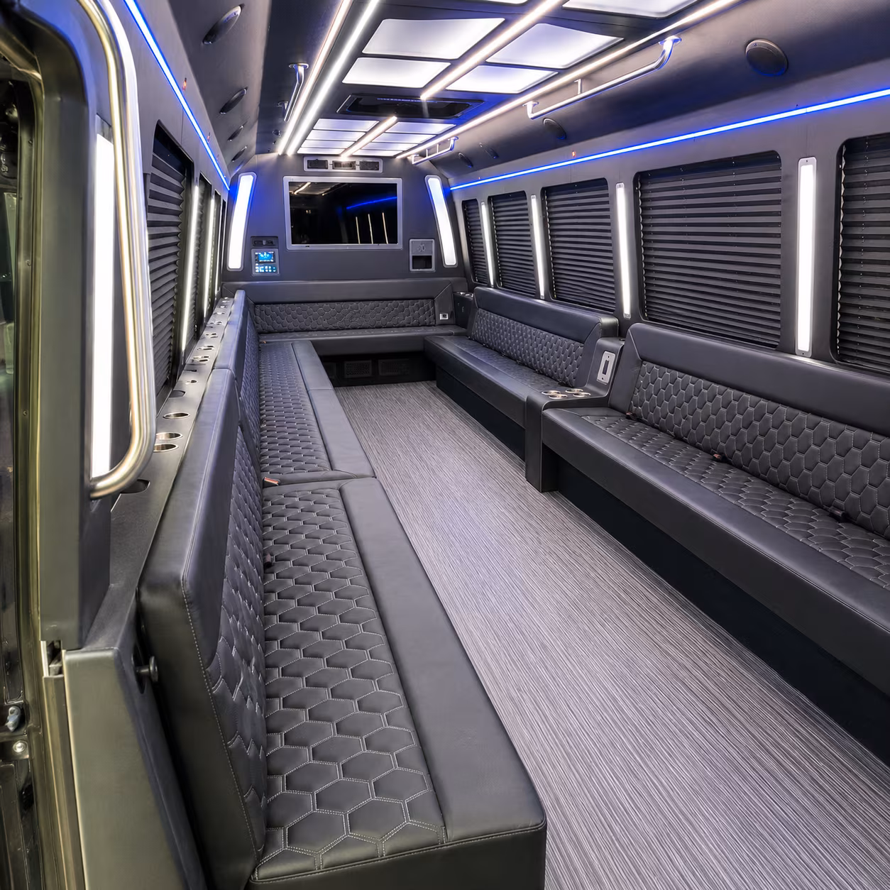 40 Passenger Party Bus Interior