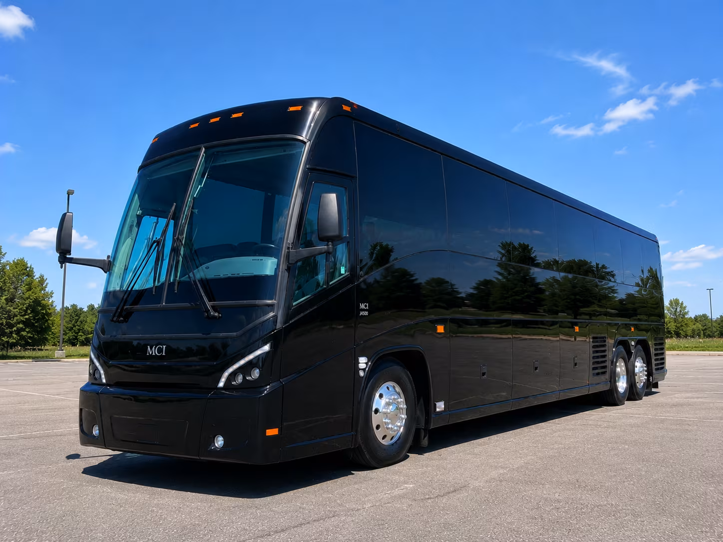 Akron Airport Shuttle & Transportation party bus exterior