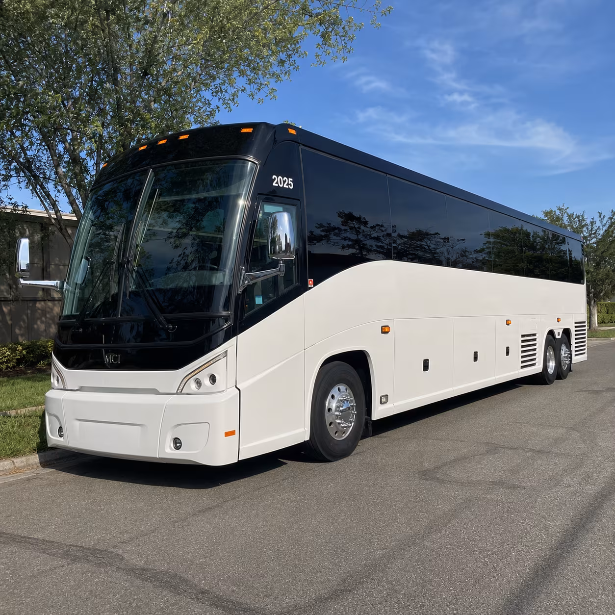 Akron Airport Shuttle & Transportation party bus exterior