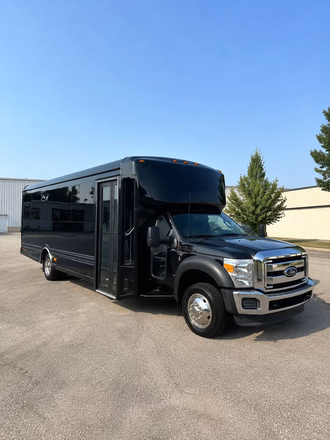 Akron Concert & Music Festival Transportation party bus exterior
