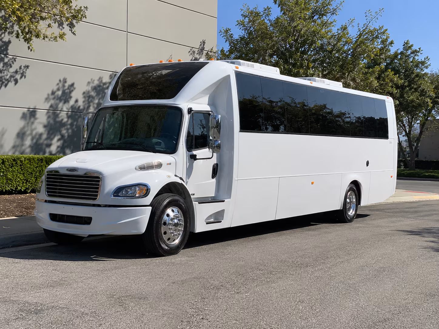 Akron Concert & Music Festival Transportation party bus exterior