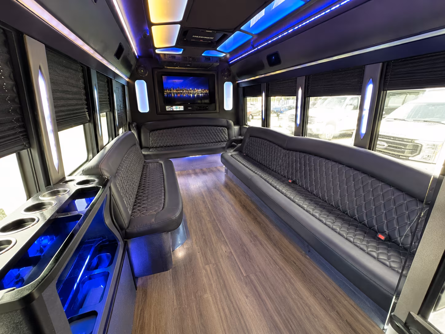 Akron Concert & Music Festival Transportation onboard seating