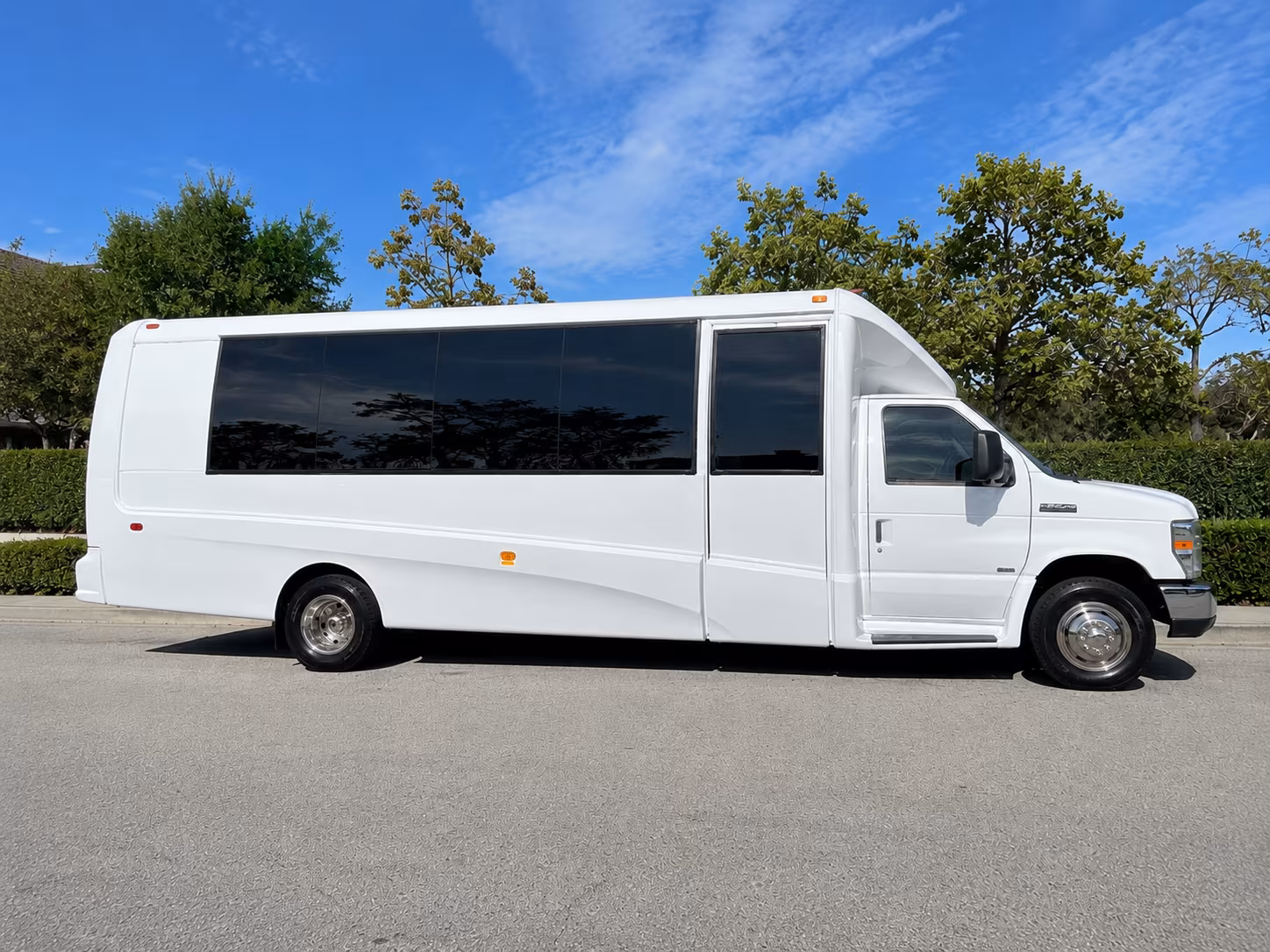 Akron Corporate Transportation party bus exterior