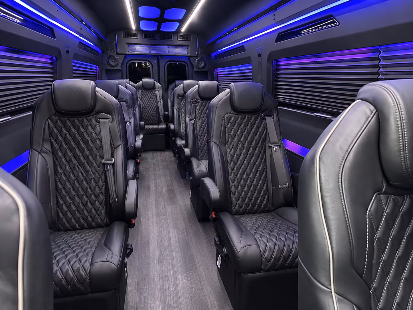 Akron Corporate Transportation party bus exterior