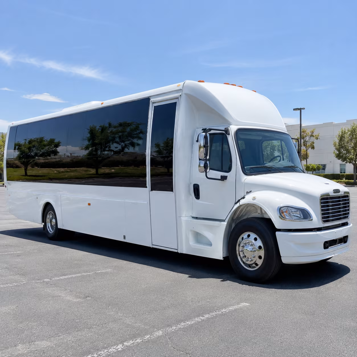 Akron Private Event Transportation party bus exterior