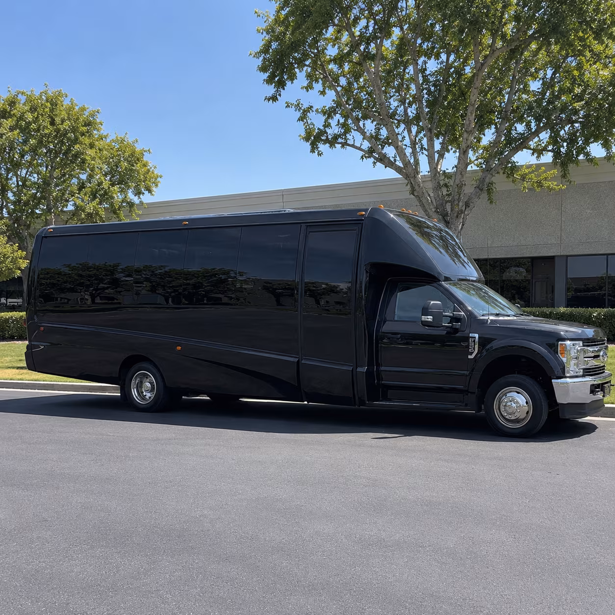 Akron Prom & Homecoming Transportation party bus exterior