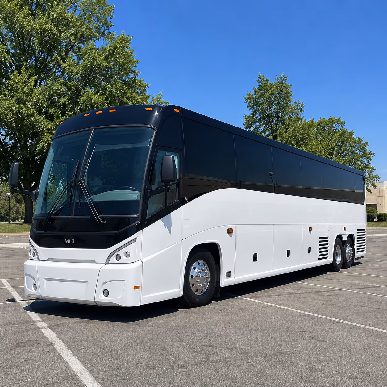 Akron School Event Transportation party bus exterior