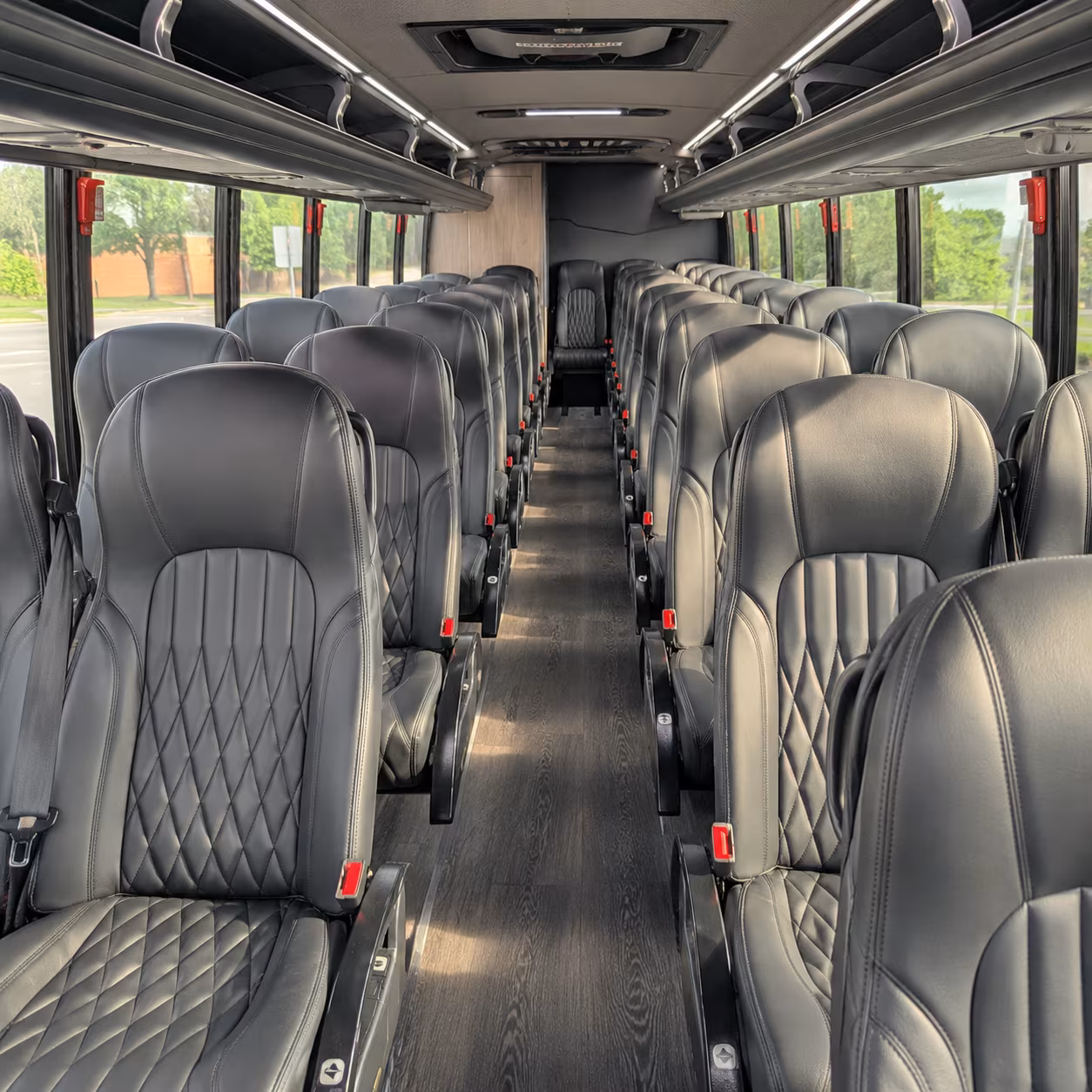 Akron School Event Transportation onboard seating